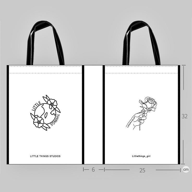 現貨 小東西工作室 設計款不織布購物袋 手提袋 攜帶 輕便 LTS001-細節圖3