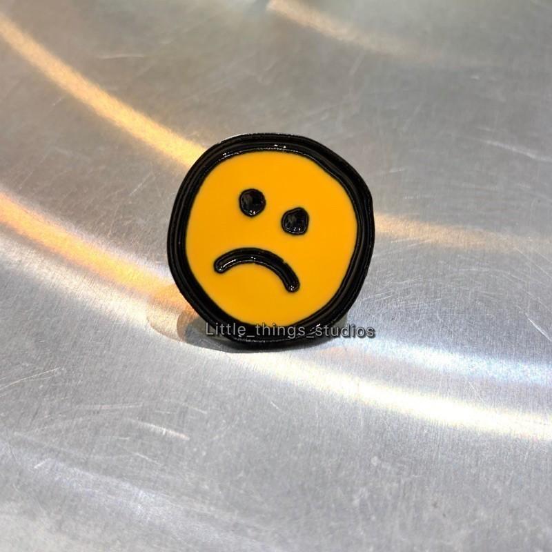 現貨 實拍 開心&不開心 徽章 胸章 哭臉 笑臉 表情-細節圖4