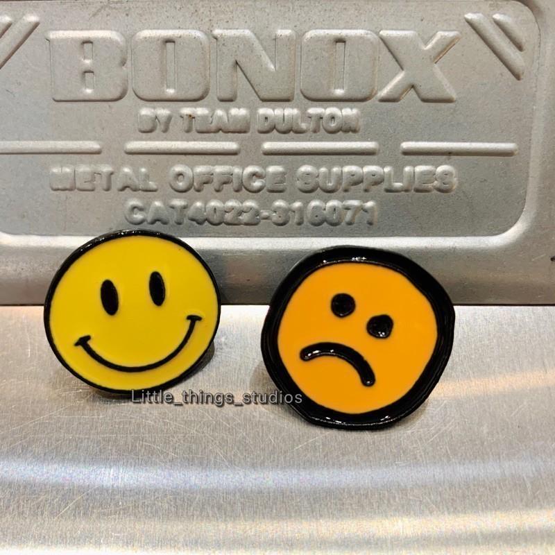 現貨 實拍 開心&不開心 徽章 胸章 哭臉 笑臉 表情-細節圖6