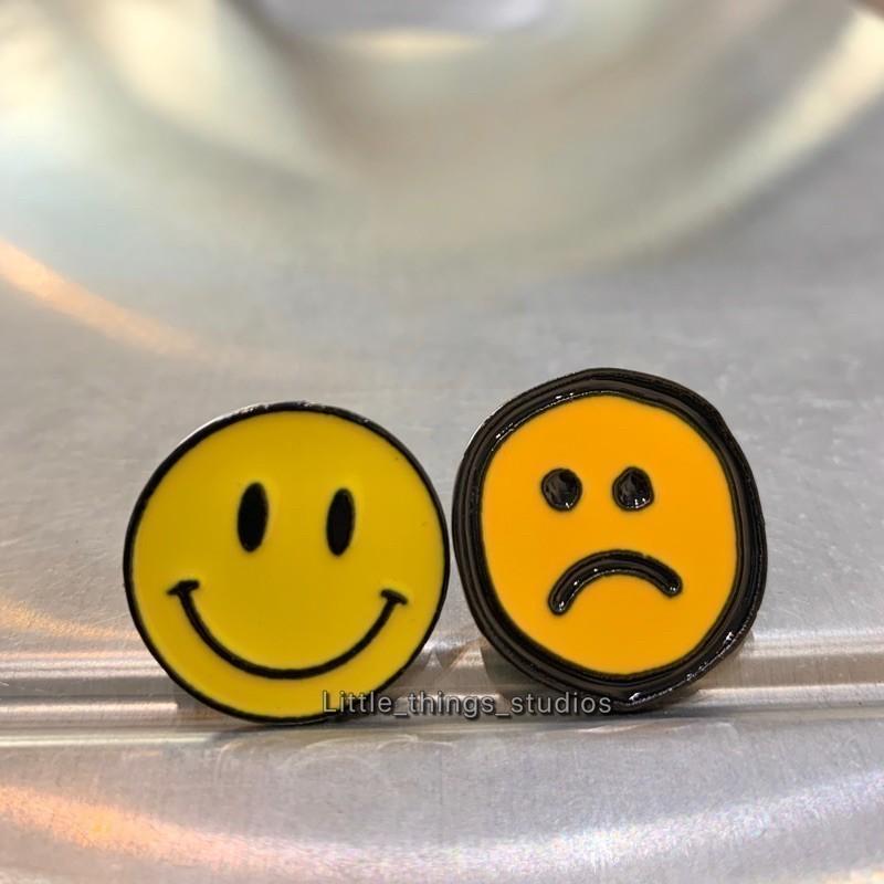 現貨 實拍 開心&不開心 徽章 胸章 哭臉 笑臉 表情-細節圖7