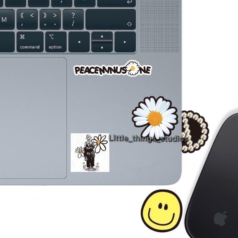 現貨 迷你 雛菊 小花 防水 撕不破 貼紙 潮牌 潮流 gd 雛菊 貼紙-細節圖5