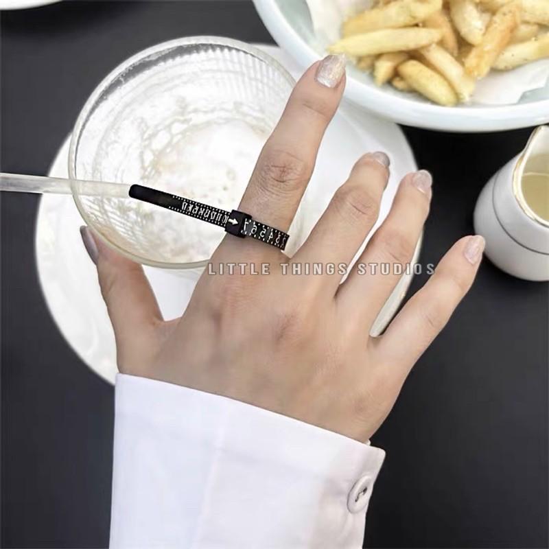 現貨 黑 白 戒圍神器  戒圍尺 測量 戒圍 美碼 美國尺寸-細節圖3