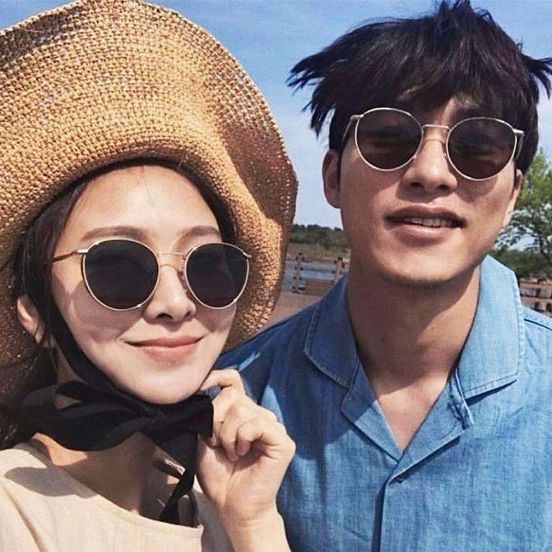 現貨 4色 金屬框 造型眼鏡 飛行員 情侶眼鏡 造型鏡框-細節圖4