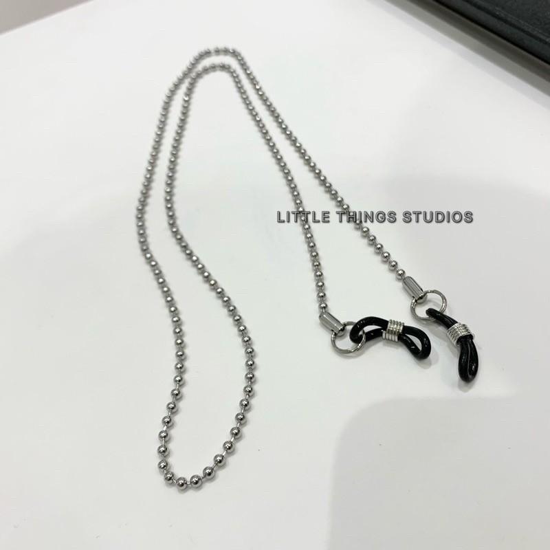 現貨 眼鏡鏈 橡圈 (不含鏈子) 耗材 矽膠 替換 眼鏡環 眼鏡套 黑 眼鏡繩配件 零件 diy 配件-細節圖2