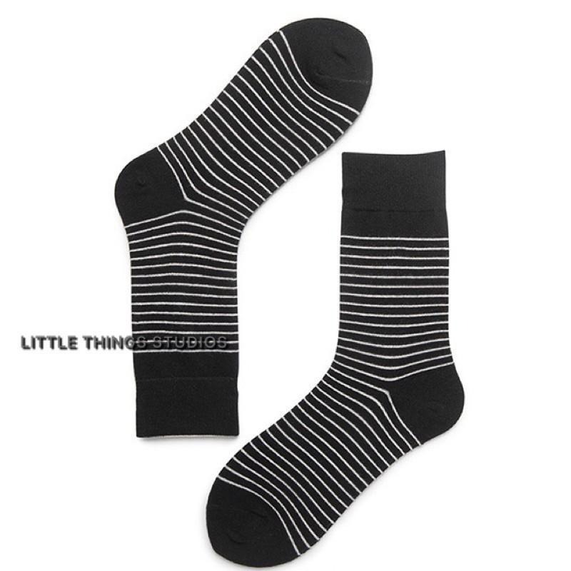 現貨 百搭線條襪 線條 長襪 男襪 細線 橫條 條紋 SSO008-細節圖5