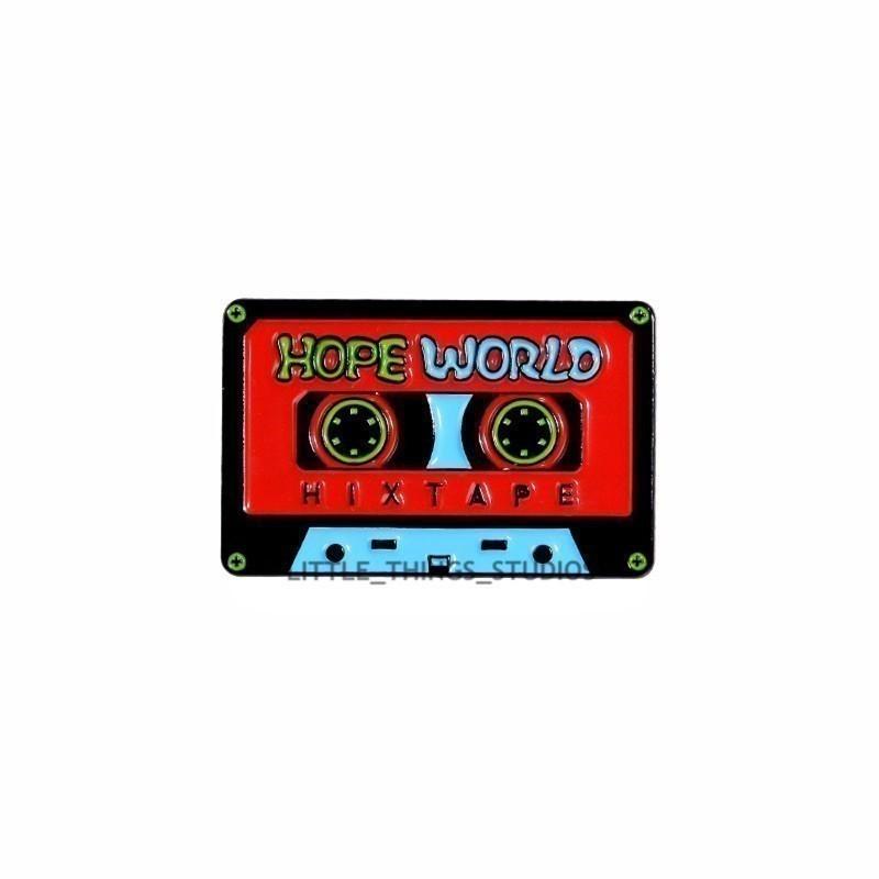 現貨 復古卡帶 徽章 胸針 錄音帶 卡帶 HOPE WORLD-細節圖2