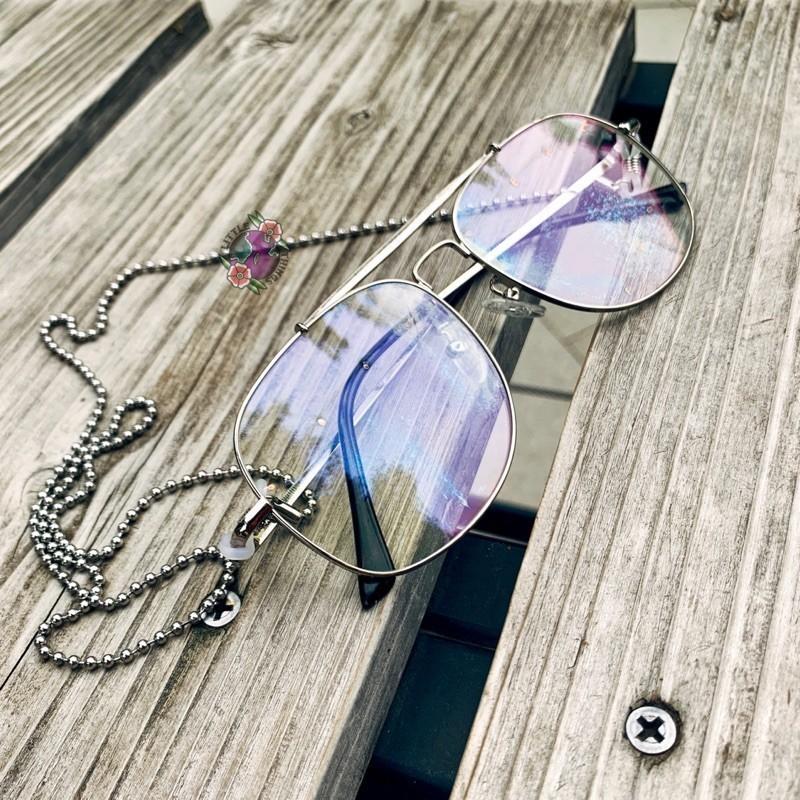 現貨 實拍 鈦鋼串珠眼鏡鍊 鈦鋼 眼鏡繩 耳機防丟鏈 珠鏈 眼鏡鏈-細節圖4