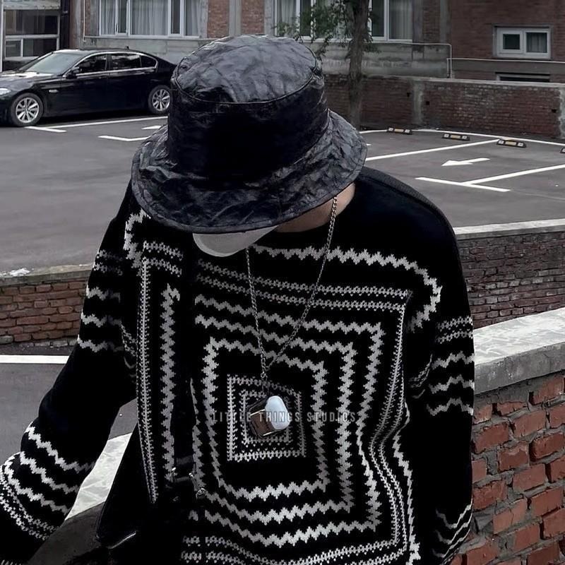 現貨 皺褶漁夫帽 漁夫帽 皮革 帽子 皺摺 個性 男 SC033-細節圖5