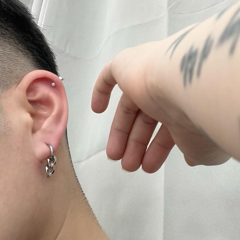 現貨 實拍 超迷你 珍珠耳環 簡約 珍珠 鈦鋼 耳環 耳釘 迷你耳環 小耳環 通體鈦鋼 純鋼 男生 女生 小珍珠-細節圖5