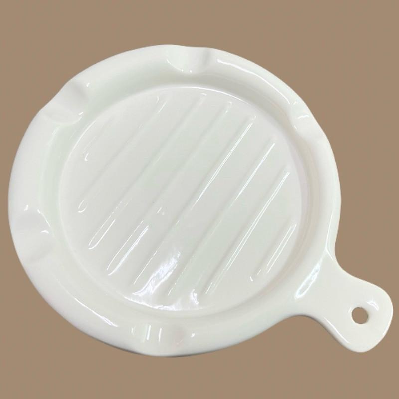 現貨 單品實拍 陶瓷湯匙放置盤 湯匙架 湯勺墊 廚房用品 SL035-細節圖3
