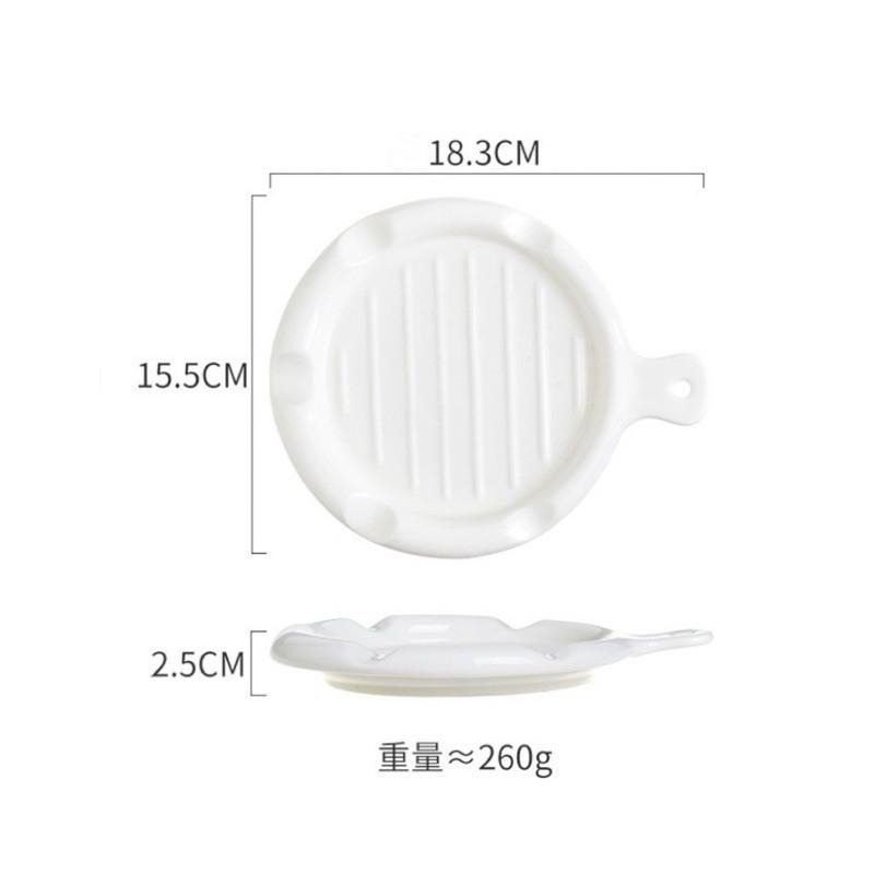 現貨 單品實拍 陶瓷湯匙放置盤 湯匙架 湯勺墊 廚房用品 SL035-細節圖6