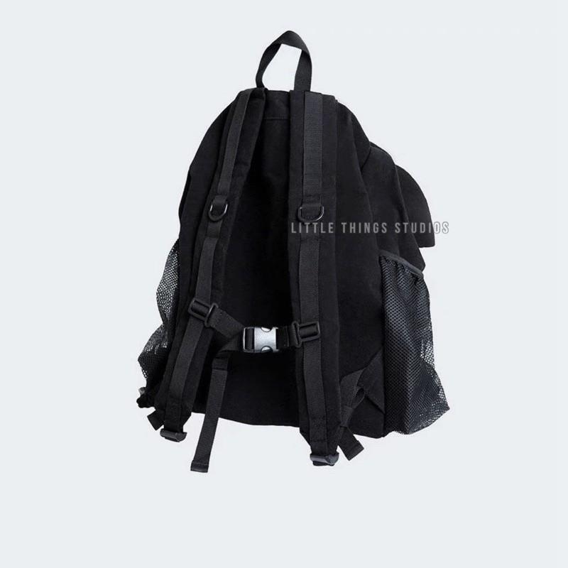 現貨 韓國品牌設計 大容量 水桶包 拳擊包 後背包 束口 筒包-細節圖4