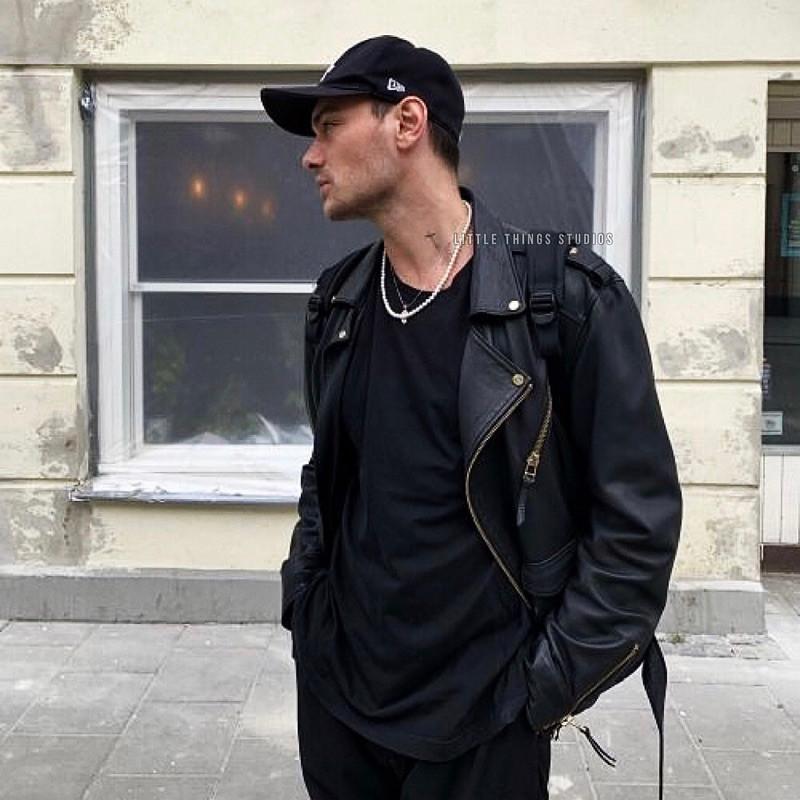 現貨 實拍 高冷系 彈力繩 珍珠 項鍊 串珠 潮流 珠珠項鍊-細節圖7