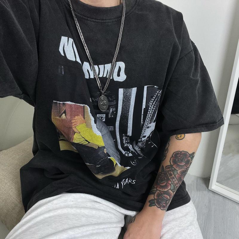 現貨 實拍 韓國空運 救贖者 仿舊 項鍊 鈦鋼 圓磨 聖母-細節圖3