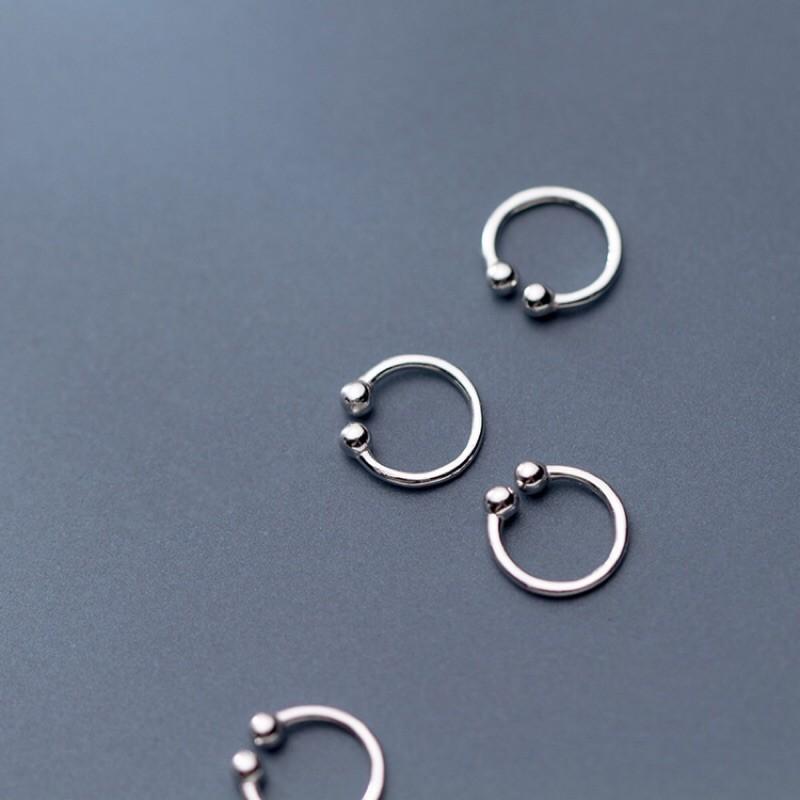 （一對）現貨 小圓珠 耳骨夾 耳夾 無耳洞 韓系 歐美 個性 男 女 簡約 耳飾 耳環-細節圖3