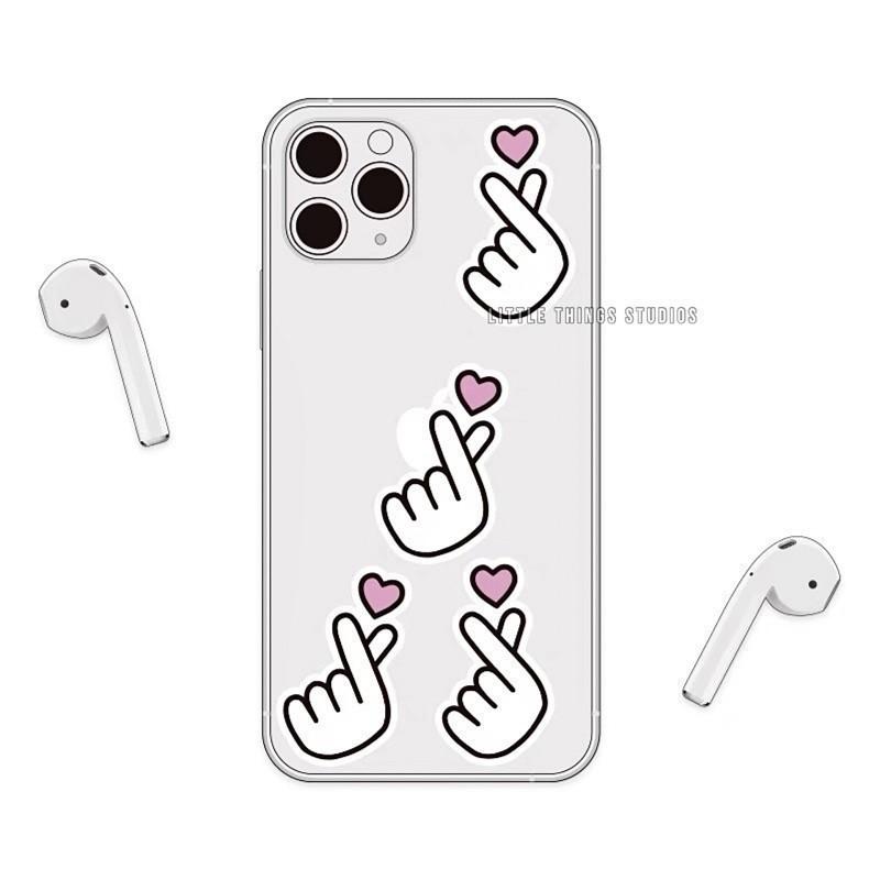 現貨 迷你 愛你喲 貼紙 手指愛心 愛心手勢 防水撕不破 小貼紙-細節圖2