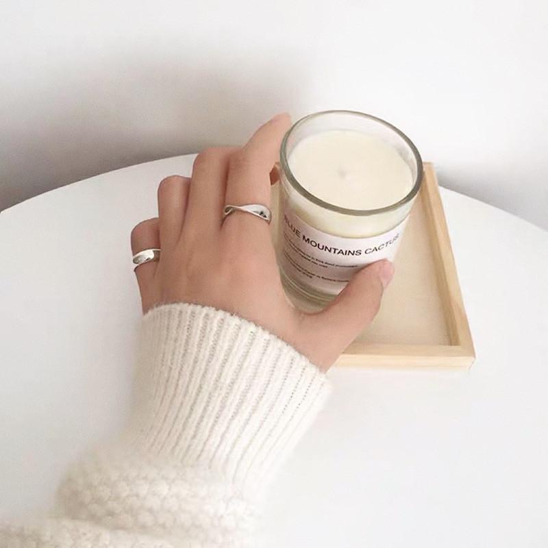 現貨 簡約扭結 開口戒指 簡約 藝術 莫比烏斯 銀戒 扭結戒指-細節圖4