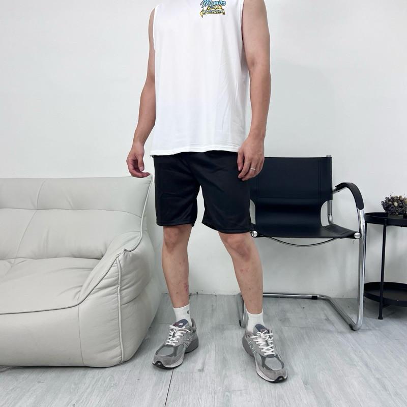 現貨 運動型 彈性 排汗 套裝 背心 上衣 排汗衫 短褲-細節圖5