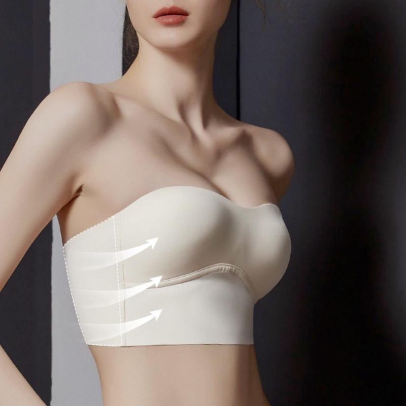 現貨實拍 2色 無鋼圈 冰絲平口內衣 無鋼圈內衣 牛奶絲 冰肌 平口 F杯可穿-細節圖6