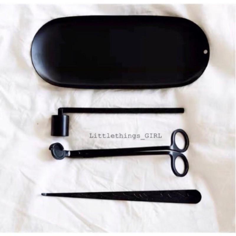 奢華北歐生活 滅燭罩 燭芯剪 燭芯鉤 香薰蠟燭工具組合 最後現貨 出清價-細節圖2