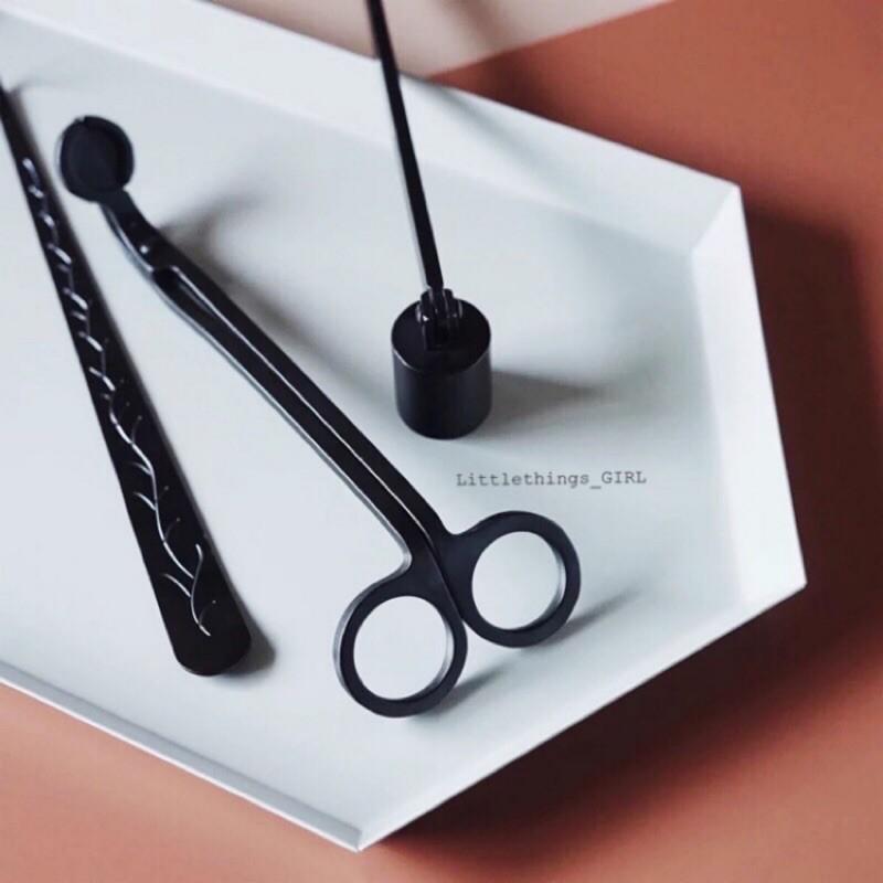 奢華北歐生活 滅燭罩 燭芯剪 燭芯鉤 香薰蠟燭工具組合 最後現貨 出清價-細節圖3