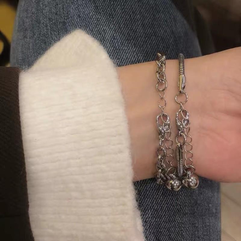 現貨 不褪色 鎖鍊 蛇骨 手鍊 造型 手鍊 簡約設計-細節圖6