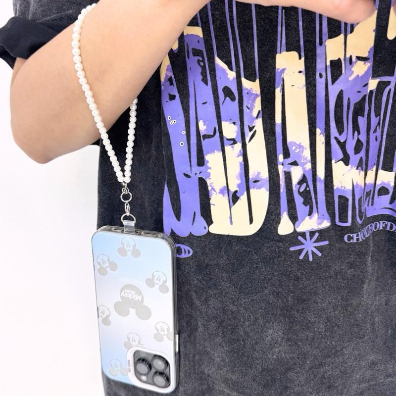 現貨實拍 珍珠手繩 腕繩 手機鏈 串珠 珍珠手機掛繩 珍珠鑰匙圈 珍珠手串 掛件 串珠鏈條 簡約 掛繩 吊繩 手機殼裝飾-細節圖4