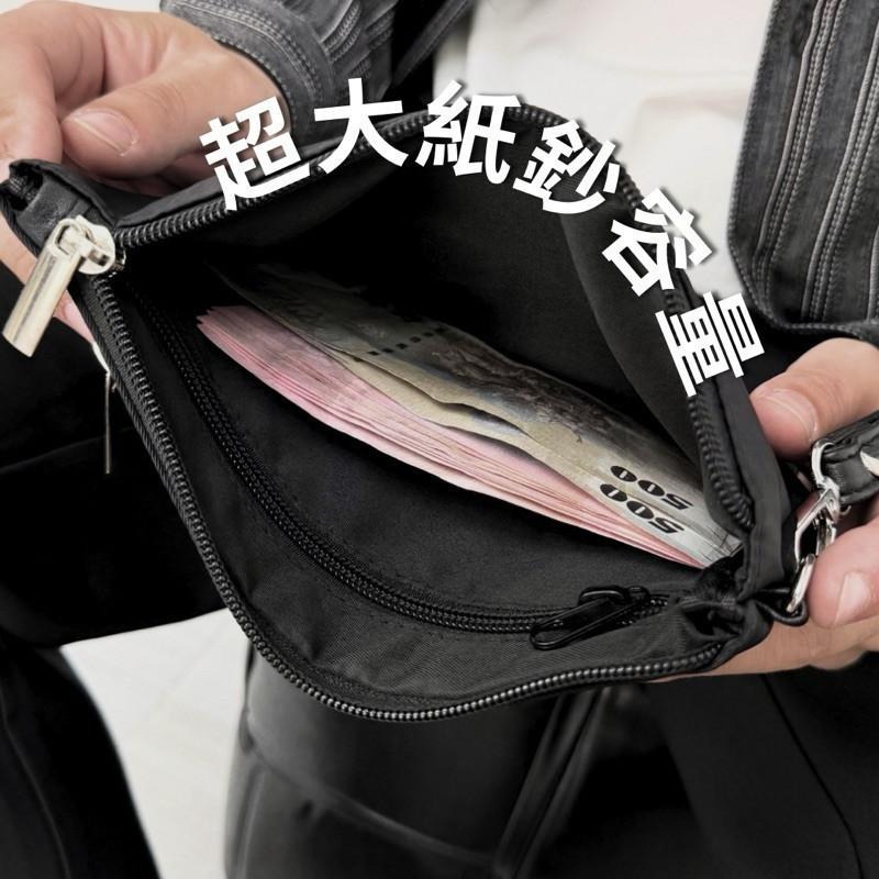 現貨實拍 防震包手拿包 手機包 手提包 尼龍 男生手拿包 素面 商務 男士 手包 存摺包 護照包 男用包 SB033-細節圖3