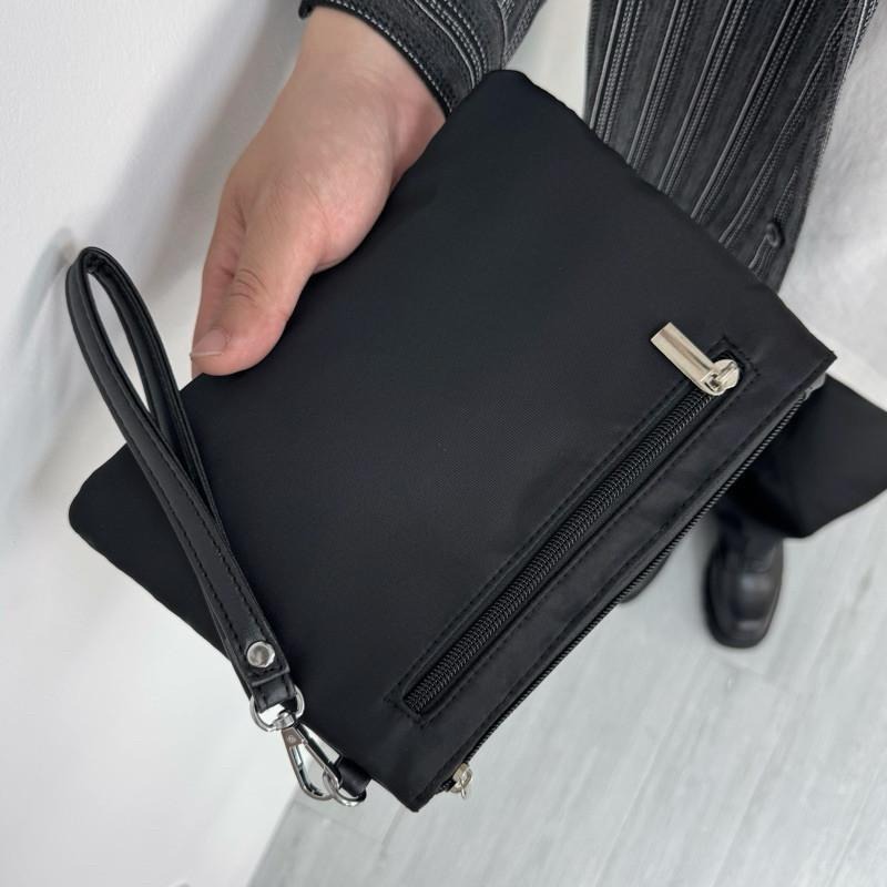 現貨實拍 防震包手拿包 手機包 手提包 尼龍 男生手拿包 素面 商務 男士 手包 存摺包 護照包 男用包 SB033-細節圖7