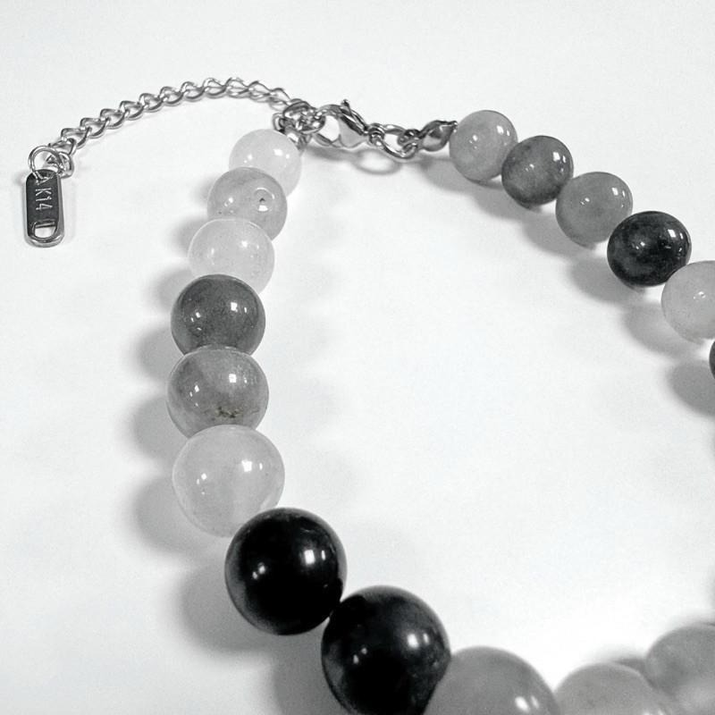 現貨 實拍 雲霧晶 串珠 手鍊 礦石 水晶 天然石 能量 手串 男 女 SW048-細節圖5