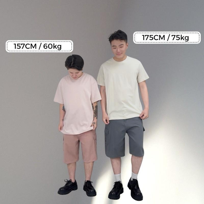 現貨 實拍 6色 奶茶系 純棉Tee 素Tee 馬卡龍 粉嫩色 挺版 情侶 舒適 粉紅色 短袖 上衣  ST038-細節圖4