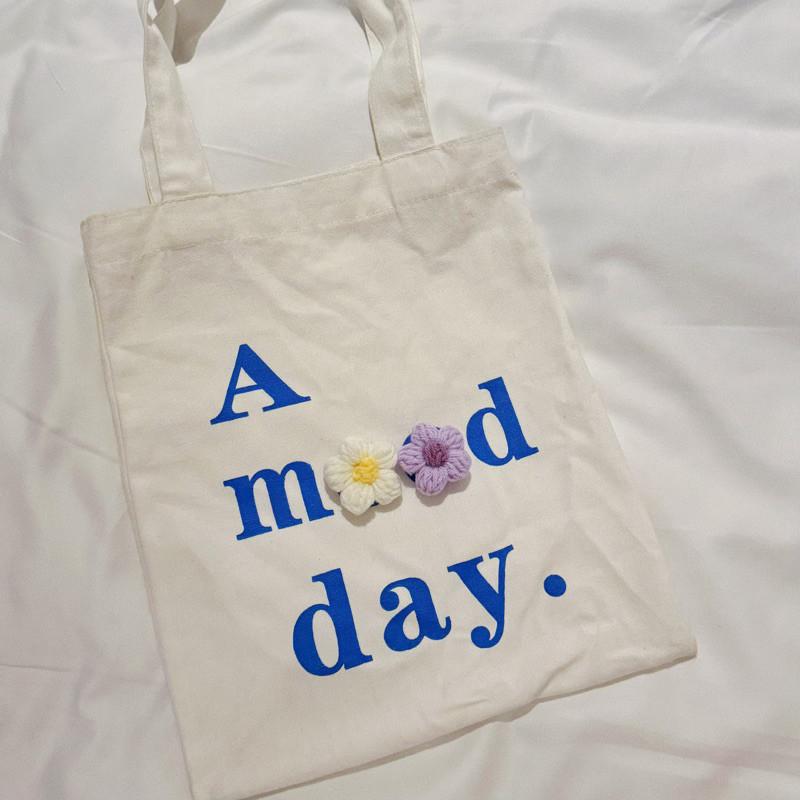 現貨 實拍 11色 毛線 小花 徽章 多巴胺 針織 別針 胸章 背包飾品-細節圖5