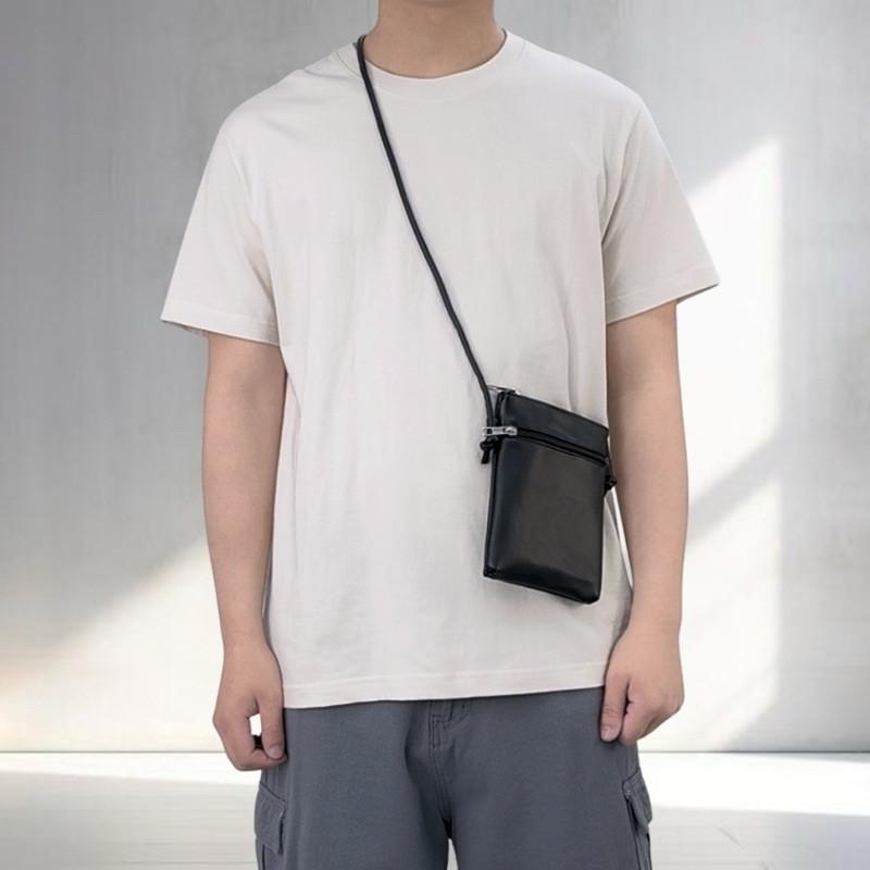 現貨實拍 3色 皮革手機包 側背包 小方包 側背小包 隨身包 皮革 小包 隨身小包 小包包 男生 小包 女生 男包 女包-細節圖4