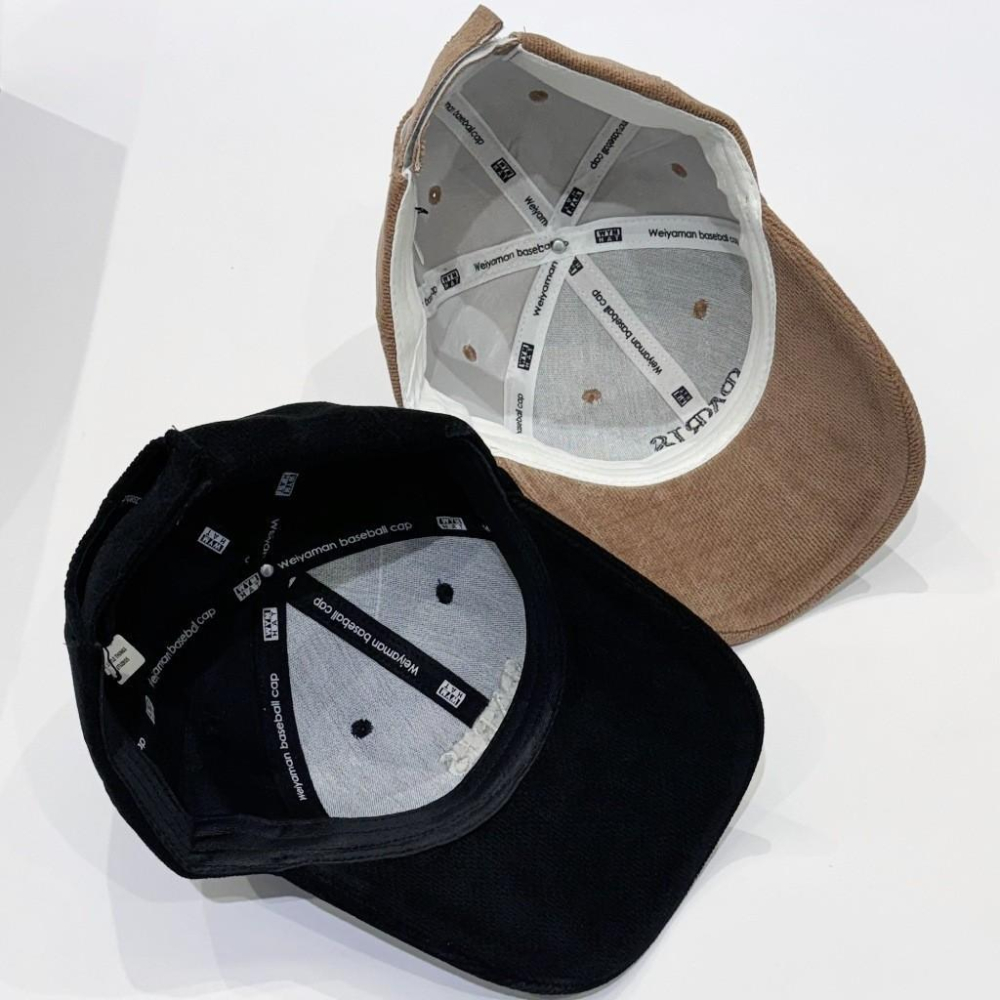 現貨 實拍 Paris 燈芯絨 深頂 老帽 刺繡 棒球帽 英文 厚挺 帽子-細節圖6