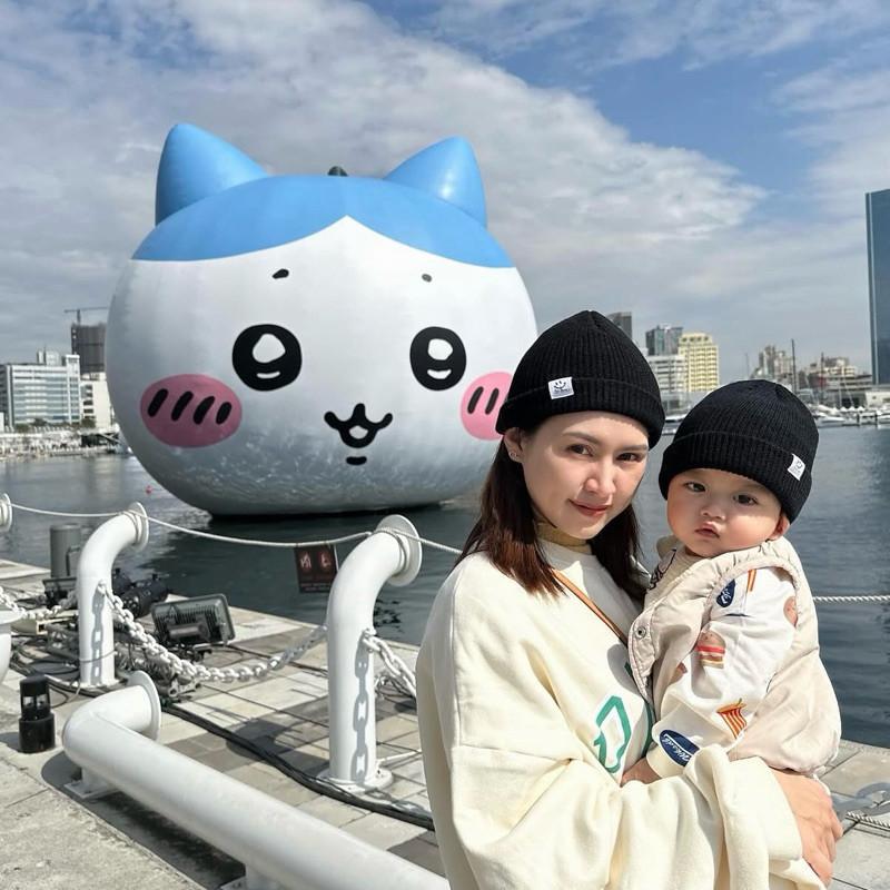 現貨有實戴 10色 好心情 微笑針織毛帽 親子 兒童 成人 瓜皮帽 保暖 毛帽 短毛帽 笑臉 毛線帽 地主帽-細節圖7