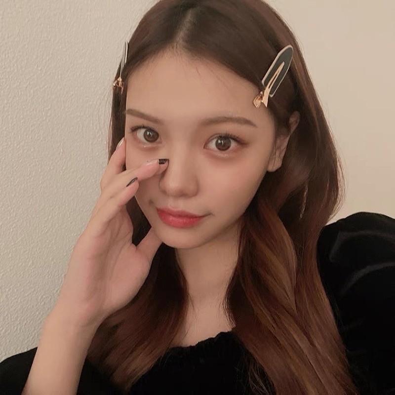 現貨實拍 邊框配色髮夾 髮夾 簡約髮夾 無痕夾-細節圖4