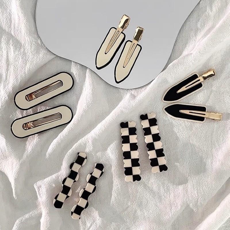 現貨實拍 邊框配色髮夾 髮夾 簡約髮夾 無痕夾-細節圖5