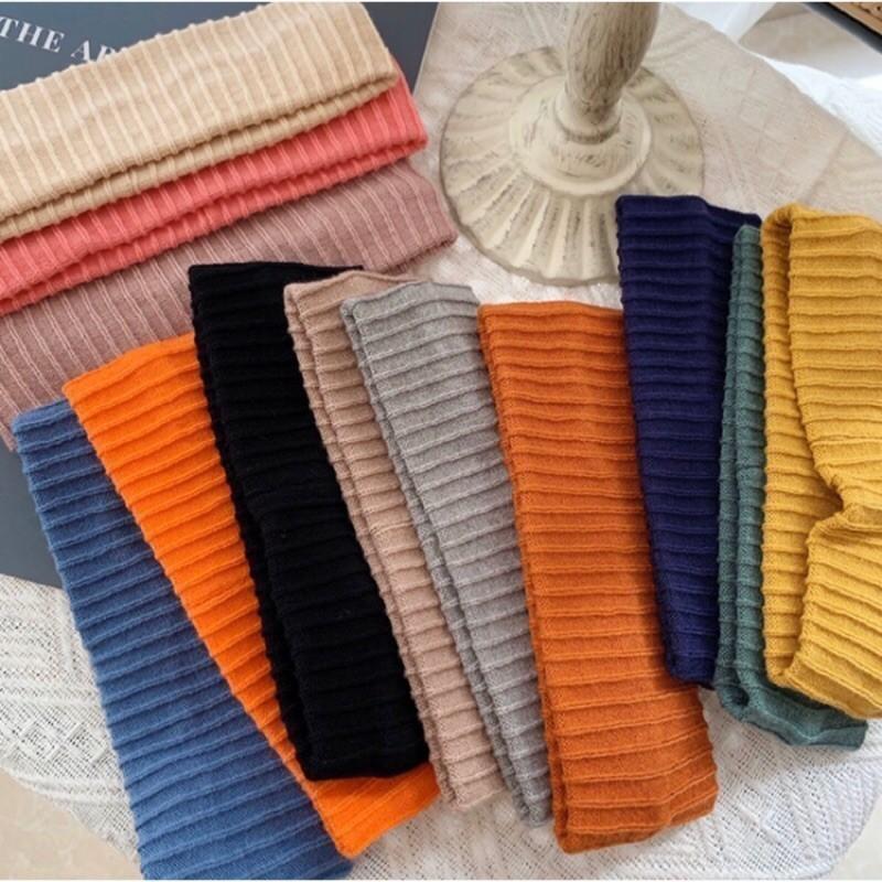 最後現貨出清價 坑條紋棉質髮帶 彩色 針織 洗臉 髮帶 瀏海防掉-細節圖4