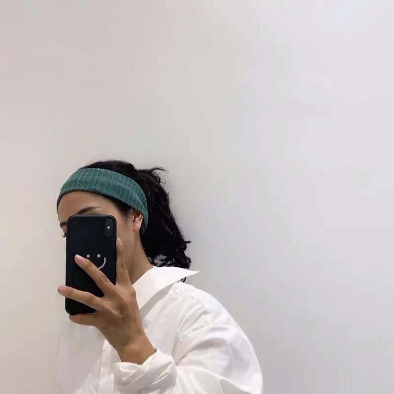 最後現貨出清價 坑條紋棉質髮帶 彩色 針織 洗臉 髮帶 瀏海防掉-細節圖6