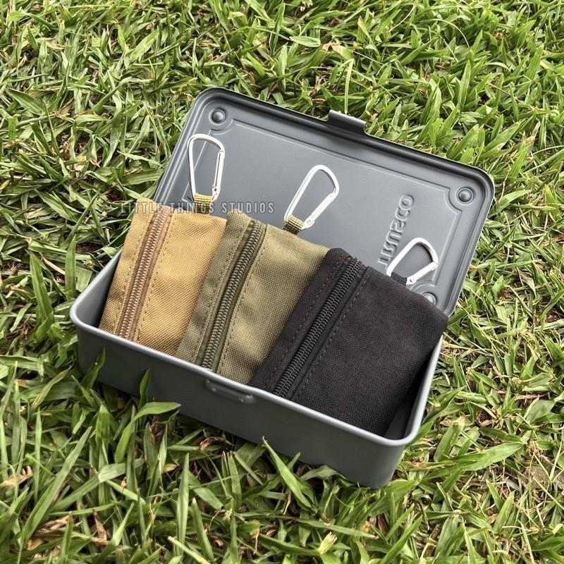 現貨 實拍 3色 Mini bag 方型 零錢包 掛包 耳機包 隨身 尼龍 抗磨-細節圖2