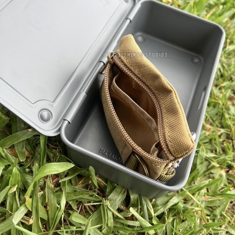 現貨 實拍 3色 Mini bag 方型 零錢包 掛包 耳機包 隨身 尼龍 抗磨-細節圖3