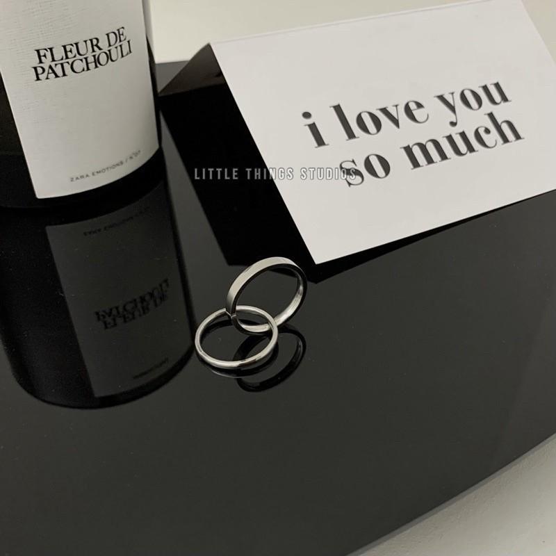 現貨 有實拍 多層雙圈 鈦鋼戒指 對戒 情侶戒指 雙圈戒指 雙環戒指 男戒 女戒 質感-細節圖4