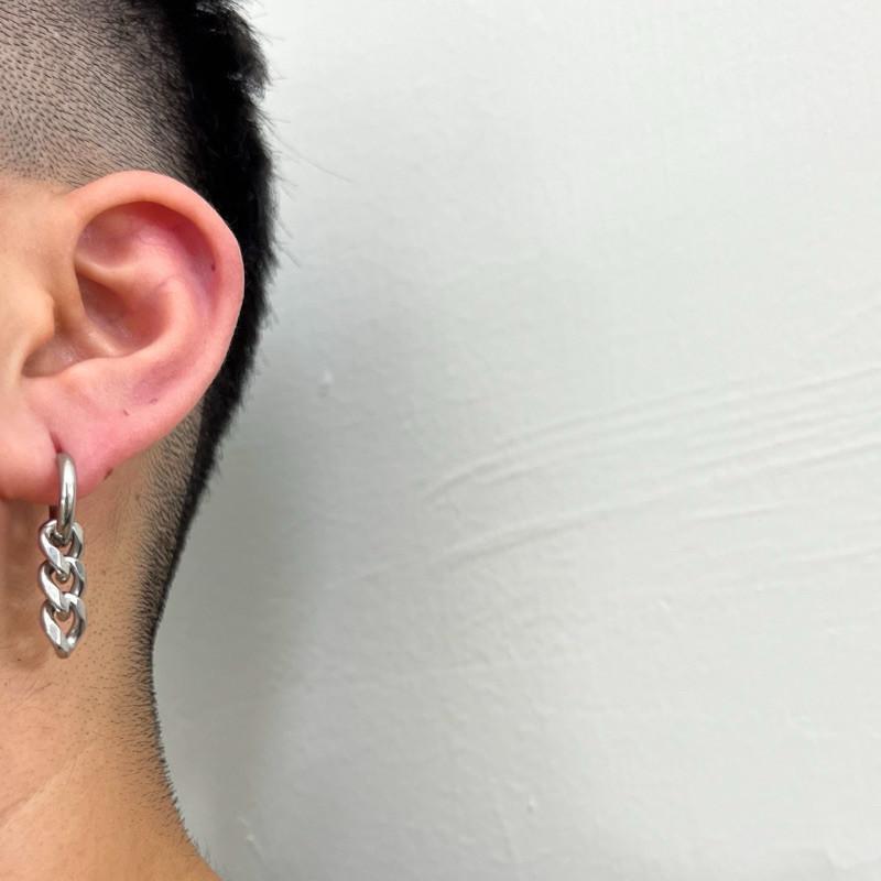 現貨 實拍 立體切面耳圈 鈦鋼 耳環 兩戴-細節圖2