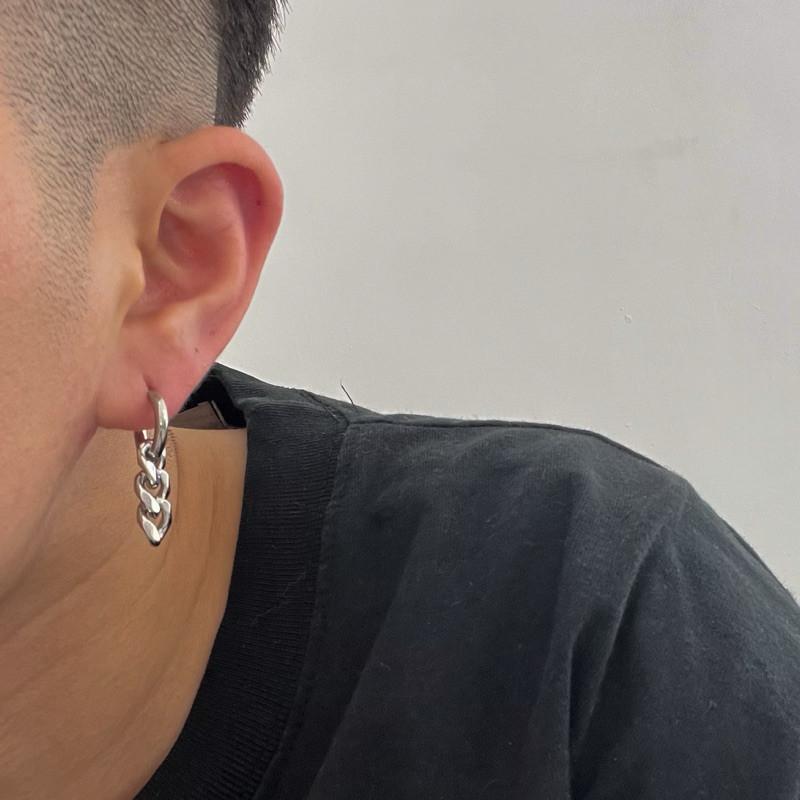 現貨 實拍 立體切面耳圈 鈦鋼 耳環 兩戴-細節圖6