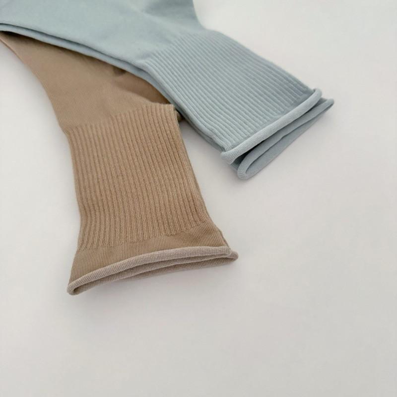 現貨 實拍 韓國製 捲捲邊 素面 短襪 韓系 襪子 中筒襪 棉-細節圖3