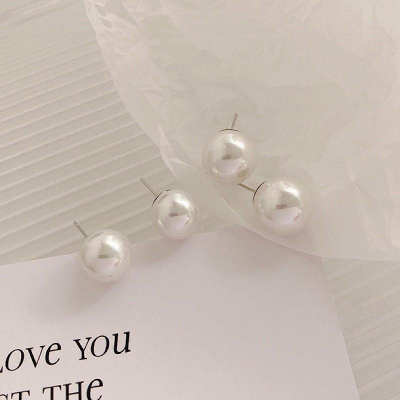 現貨 實拍 925銀針 復古珍珠耳環 銀針 耳釘 珍珠 耳環-細節圖3