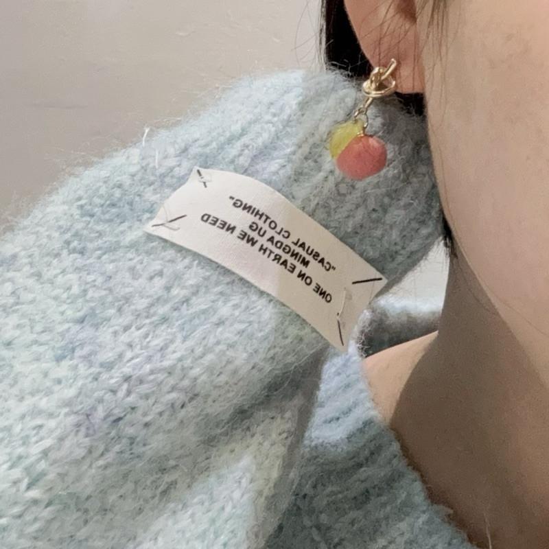 現貨 實拍 韓國空運 絨毛櫻桃 垂墜 耳環 韓系 女 韓國飾品 少女-細節圖5