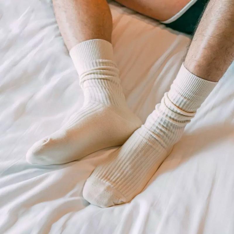 現貨 實拍 7色 超彈力長襪 中筒襪 素色 螢光-細節圖2