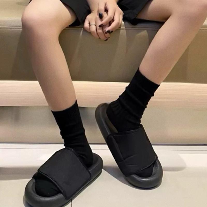 現貨 實拍 7色 超彈力長襪 中筒襪 素色 螢光-細節圖4