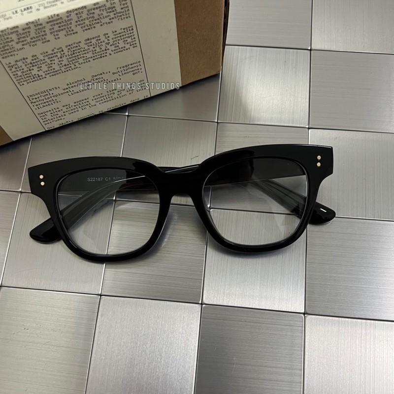 現貨 單品實拍 方黑框 平光 眼鏡 鏡框 膠框 tr90 高彈力 抗斷 防壓 方框 粗框 黑框-細節圖5